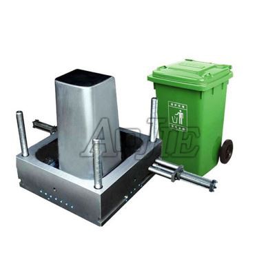 Πλαστικό καλούπι τετράτροχου κάδου απορριμμάτων